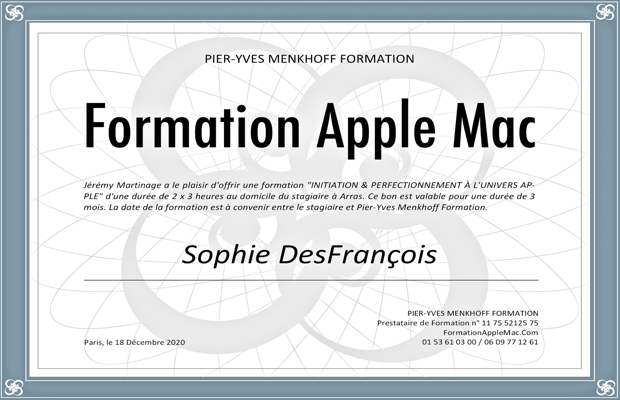 Formation Apple Mac